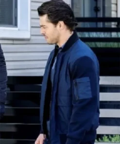 FBI Chris Petrovski Blue Bomber Jacket