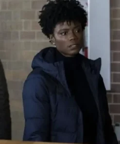 FBI John Boyd Blue Puffer Coat