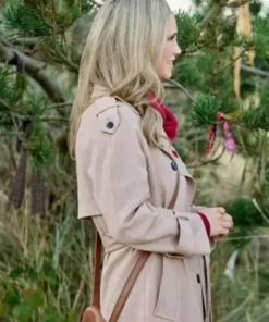 Fiona Gubelmann TV-Series Tis the Season to Be Irish  Beige Trench Coat For Sale