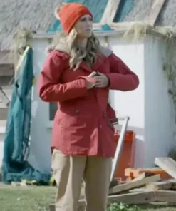 Fiona Gubelmann TV-Series Tis the Season to Be Irish Red Jacket For Unisex