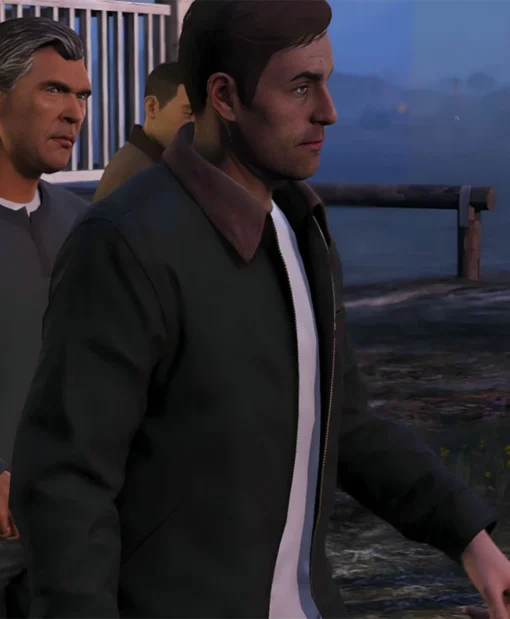 GTA Agent 14 Green Jacket