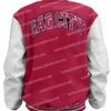 Gag City Nicki Minaj Pink And White Varsity Jacket For Men And Women
