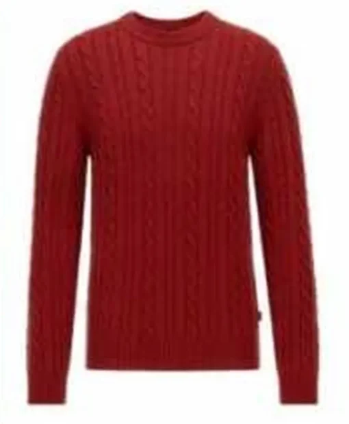 Heartstopper Charlie Spring Red Knit Sweater