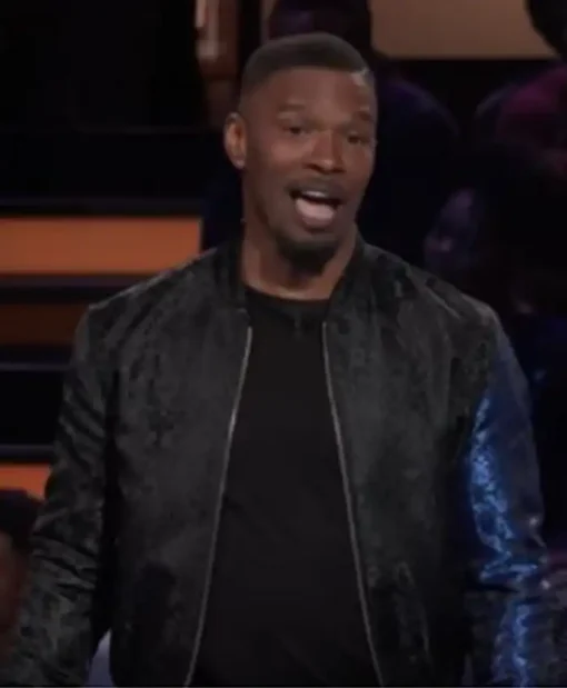 Jamie Foxx Beat Shazam Black Jacket