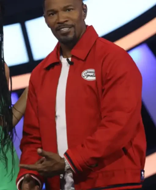 Jamie Foxx Beat Shazam Red Jacket