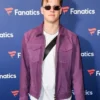 Joe Burrow Super Bowl Purple Suede Jacket