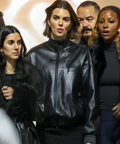 Kendall Jenner Sabrina Carpenter Concert Leather Jacket