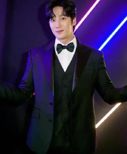 My Name Event Ahn Bo-Hyun Black Cotton Tuxedo