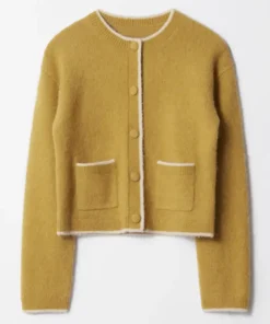 Nicole Law Tales from the Loop May Yellow Cardigan Sweater