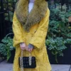 Persian Lamb Fur Yellow Coat