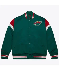 Pike Minnesota Wild Green Varsity Jacket