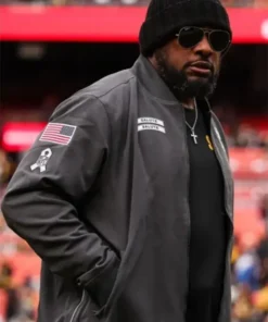 Pittsburgh Steelers 2024 Salute To Service Bomber Jacket