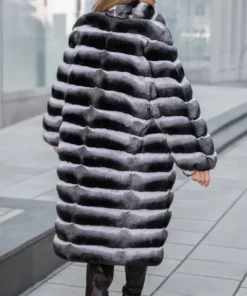 Purchase Chinchilla Grey Fur Coat For Sale