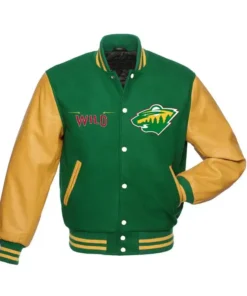 Raymond Minnesota Wild Green And Yellow Jacket