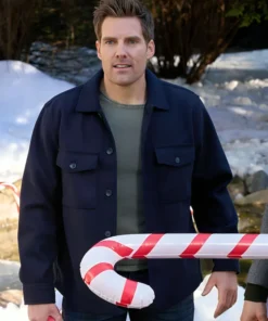 Santa Tell Me Kurt Szarka Blue Wool Jacket