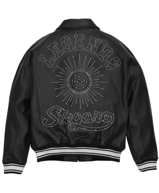 Stegaro Legends Bomber Leather Jacket