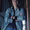 Steve Harrington TV Series Stranger Things Joe Keery Blue Bomber Cotton Polyester Jacket