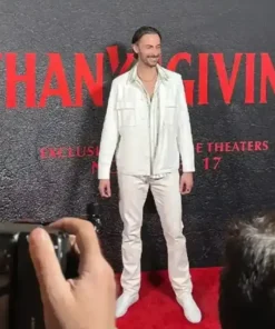 Thanksgiving 2023 Joe Delfin White Jacket