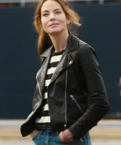 The Family Plan Michelle Monaghan Leather Jacket