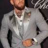 The Notorious Conor Mc Gregor Classic Grey Tuxedo Suit