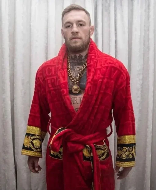 The Notorious Conor Mc Gregor Luxury Red Robe