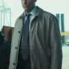 The Silent Hour 2024 Mark Strong Beige Coat