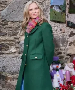 Tis the Season to Be Irish Fiona Gubelmann Green Wool Coat