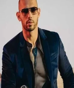 Top G Andrew Tate Blue Velvet Blazer