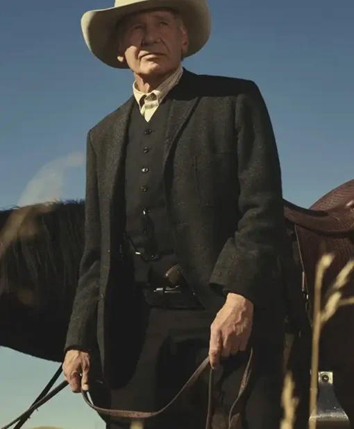 Tv Series Yellowstone 1923 Jacob Dutton Black Blazer