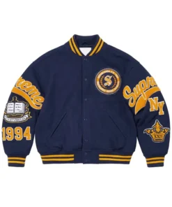 Veritas Blue Varsity Jacket