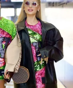 Wicked 2024 Ariana Grande Black Jacket