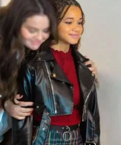 Wizards Beyond Waverly Place Billie Black Leather Jacket