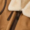 Women B-3 Tan Suede Leather Jacket