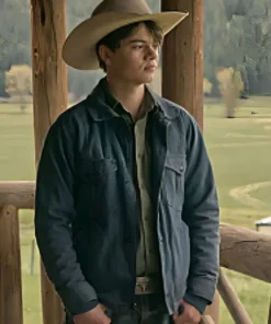 Yellowstone S05 Navy Ranch Blue Jacket