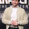 Aaron Taylor-Johnson Kraven The Hunter Beige Bomber Jacket