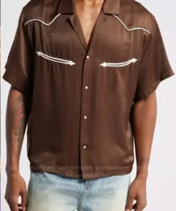 Access Daily Scott Evans Brown Shirt