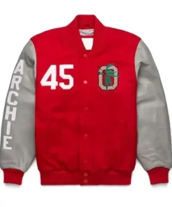 Archie Griffin Goat Varsity Red Jacket