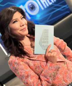 Big Brother USA Julie Chen Moonves Floral Crop Blazer
