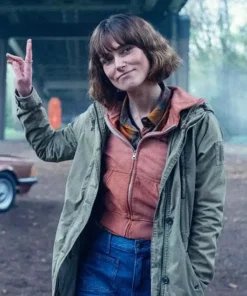 Black Doves Helen Webb Green Jacket