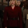 Blitz 2024 Saoirse Ronan Tweed Red Blazer