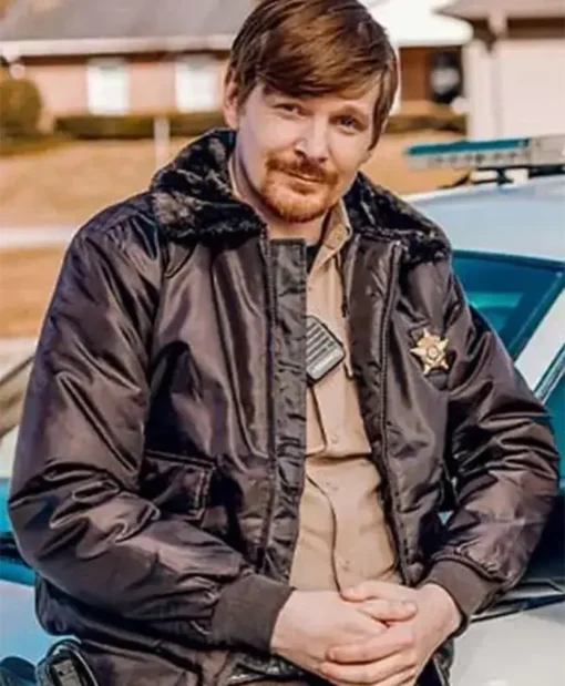 Blue Ridge The Series Deputy Thompson Black Bomber Jacket