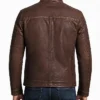 Brown Genuine Leather Jacket For Men