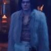 Buy Agatha All Along Joe Locke Blue Fur Jacket For Men And Women