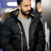 Buy Football Manager Ruben Amorim Black Puffer Hooded Jacket For Men And Women