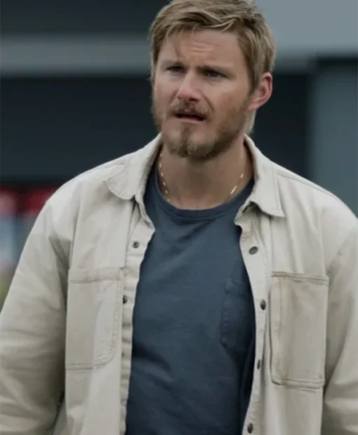 Buy Ish Williams TV-Series Earth Abides Season 01 Alexander Ludwig White Cotton Jacket For Unisex