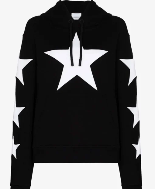 Buy Jersey Shore Family Vacation Pauly D Star Print Black Pullover Hoodie For Unisex