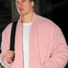 Buy Joe Burrow Pink Vintage Bomber Jacket For Men And Women