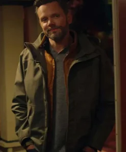 Buy Joel McHale TV-Series Animal Control Frank Shaw Green Cotton Jacket For Unisex