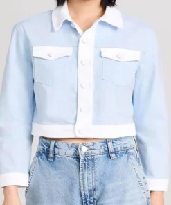 Buy Kacey Baker The Sex Lives Of College Girls Season 03 Gracie Lawrence Blue Cropped Jacket For Unisex