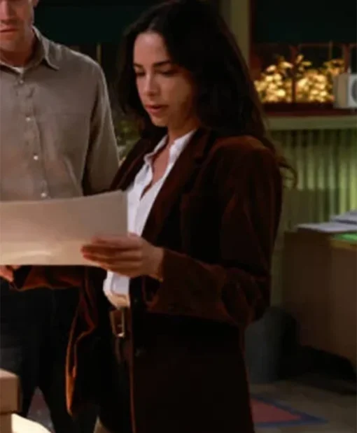 Buy Mariel Molino TV-Series NCIS Origins Season 01 Special Agent Lala Dominguez Brown Blazer For Unisex